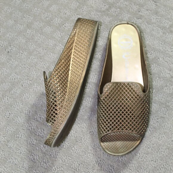 Jeffrey Campbell Havana Last Fling Rubber Jelly Open Toe Slide On Shoes - Picture 1 of 6